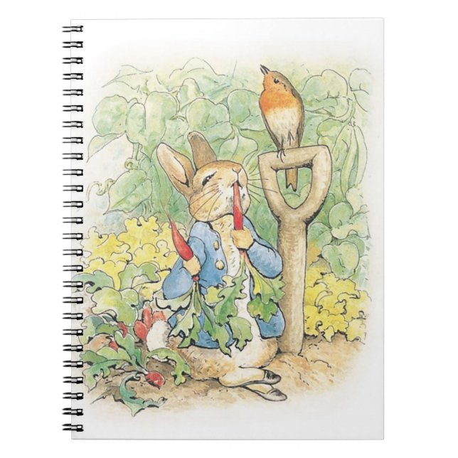 Caderno Espiral Peter Rabbit In Garden - Beatrix Potter (Frente)