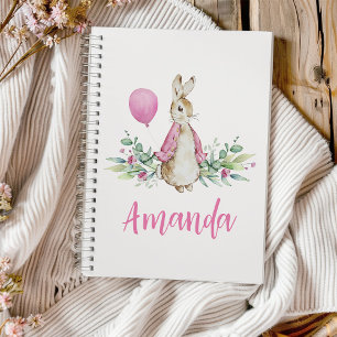 Caderno Espiral Peter Rabbit Pink