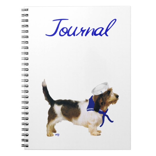 Caderno Espiral Petit Basset Griffon Vendeen Sailor (Frente)