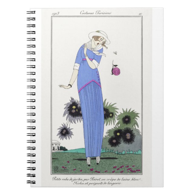 Caderno Espiral Petite robe de jardin (Frente)