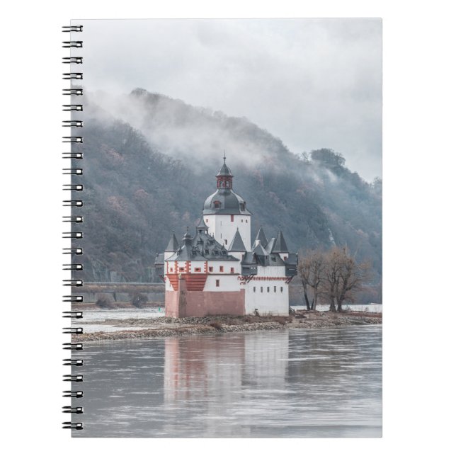 Caderno Espiral Pfalzgrafenstein Castle Alemanha (Frente)