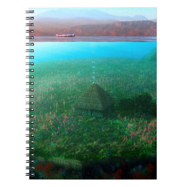 Caderno Espiral Phantastes: O Notebook de Algodão da Ilha (Frente)