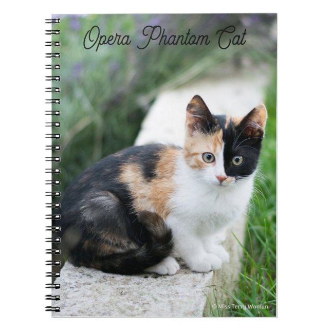 Caderno Espiral Phantom Opera Cat (Frente)