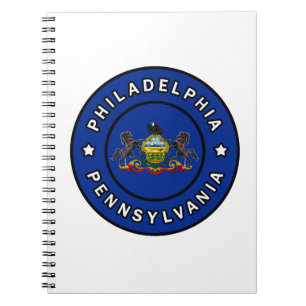 Caderno Espiral Philadelphfia Pensilvânia