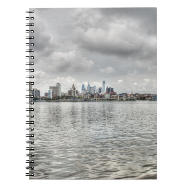 Caderno Espiral Philly Skyline (Frente)
