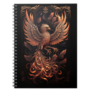 Caderno Espiral phonix tocando Spiral Photo Notebook