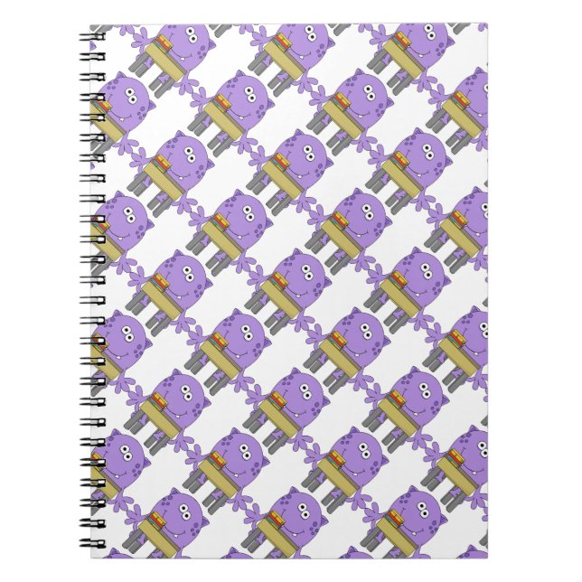 Caderno Espiral Photo Notebook/Cartoon Monster (Frente)