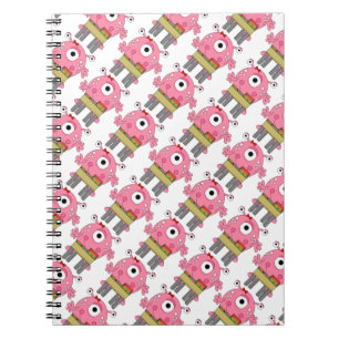 Caderno Espiral Photo Notebook/Cartoon Monster