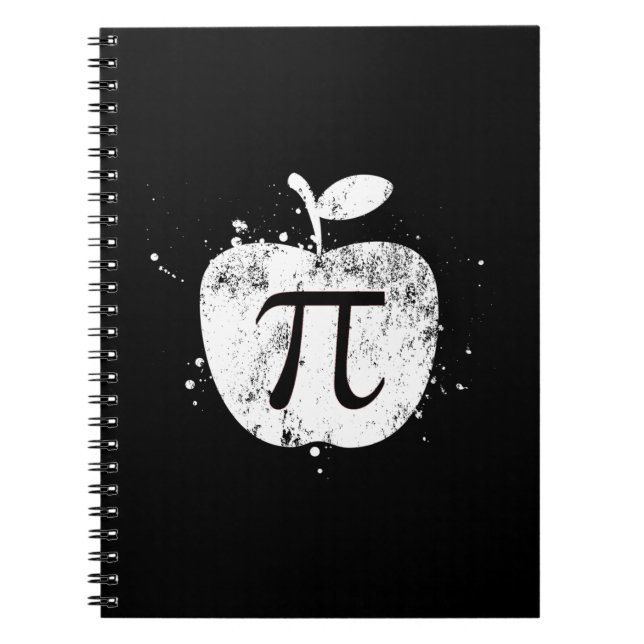 Caderno Espiral Pi Apple Pie Funny (Frente)