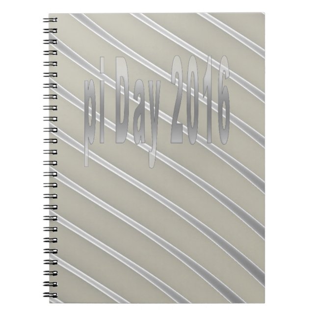 Caderno Espiral pi Dia 2016, amor matemático (Frente)