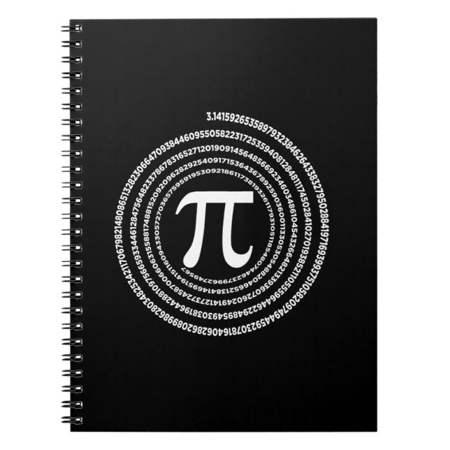 Caderno Espiral Pi Matemática Pi Math (Frente)