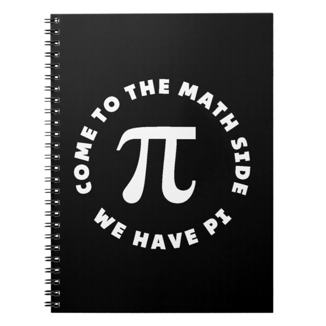 Caderno Espiral Pi Vem Ao Lado Da Matemática Temos Pi (Frente)
