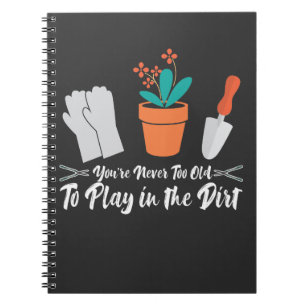 Caderno Espiral Piada Funny Gardener