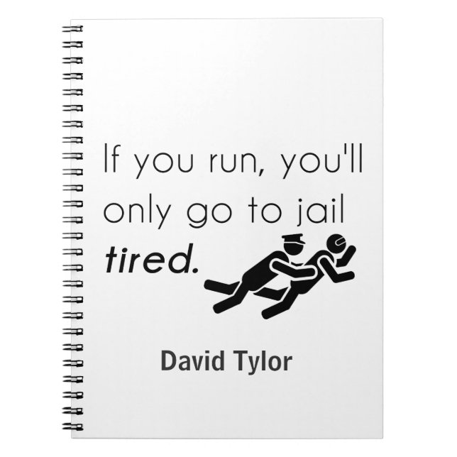 Caderno Espiral Piadas Cops (Frente)