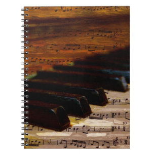 Caderno Espiral piano-317026 PIANO NOTES SHEET MUSIC SONGWRITER T