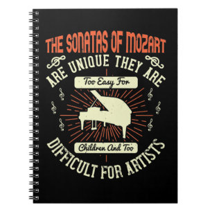 Caderno Espiral Piano - As Sonatas De Mozart