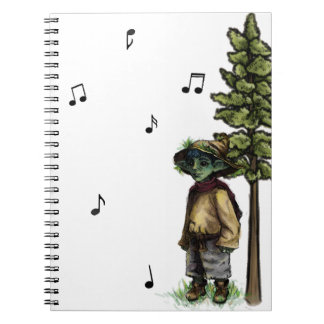 Caderno Espiral Piano Forest - Grass Goblin