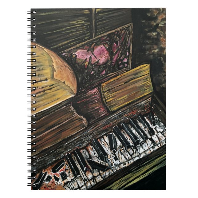 Caderno Espiral Piano quebrado (Frente)