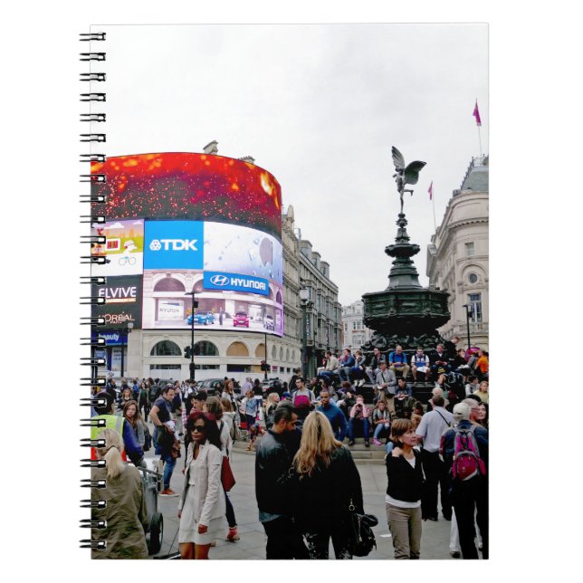 Caderno Espiral Piccadilly Circus - Foto profissional (Frente)