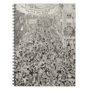 Caderno Espiral Piccadilly durante a grande exposição, 1851