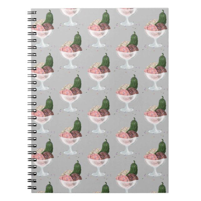 Caderno Espiral Picles n Sorvete (Frente)