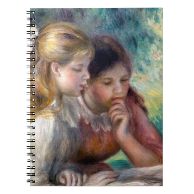 Caderno Espiral Pierre-Auguste Renoir - A Leitura (Frente)
