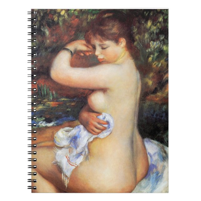 Caderno Espiral Pierre Auguste Renoir - Após O Banho (Frente)