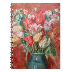 Caderno Espiral Pierre-Auguste Renoir - Buquê de Tulipas
