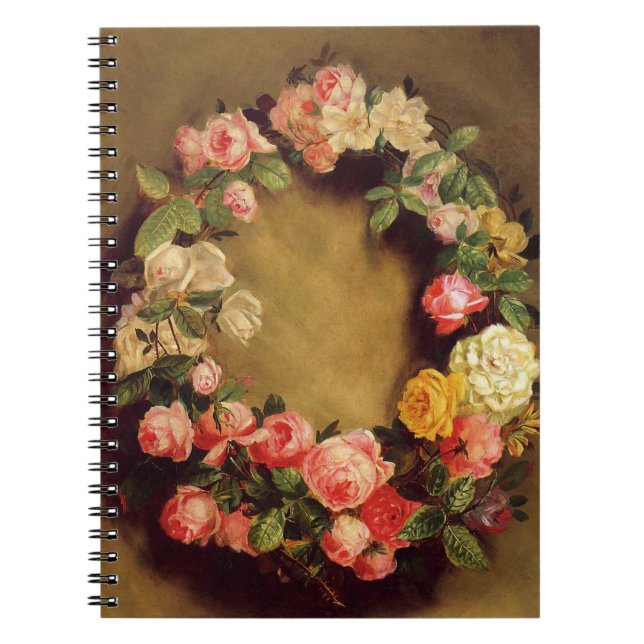 Caderno Espiral Pierre-Auguste Renoir - Coroa de Rosas (Frente)