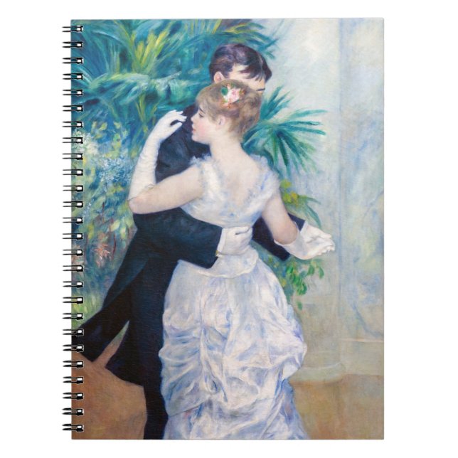 Caderno Espiral Pierre-Auguste Renoir - Dança da Cidade (Frente)