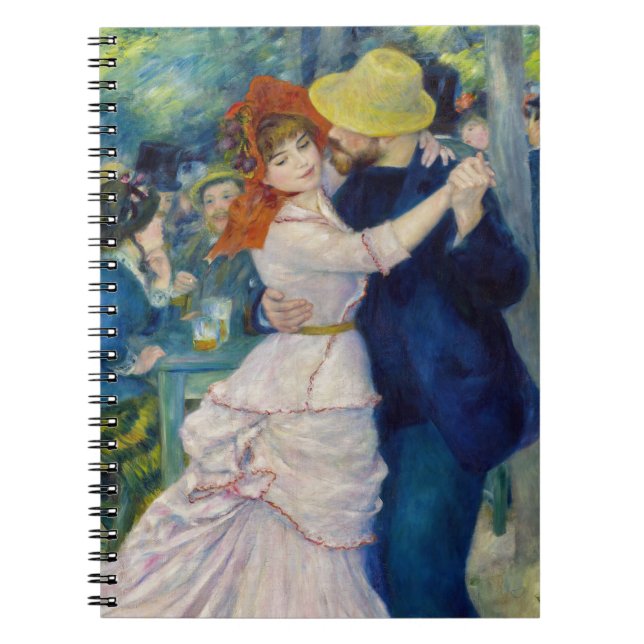 Caderno Espiral Pierre-Auguste Renoir - Dança em Bougal (Frente)