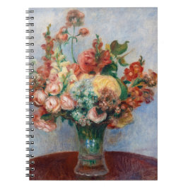 Caderno Espiral Pierre-Auguste Renoir - Flores em um Vase