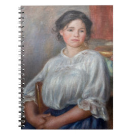 Caderno Espiral Pierre-Auguste Renoir - Jovem Mulher Sentada