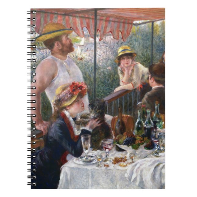 Caderno Espiral Pierre-Auguste Renoir - Luncheon do Partido Barco (Frente)