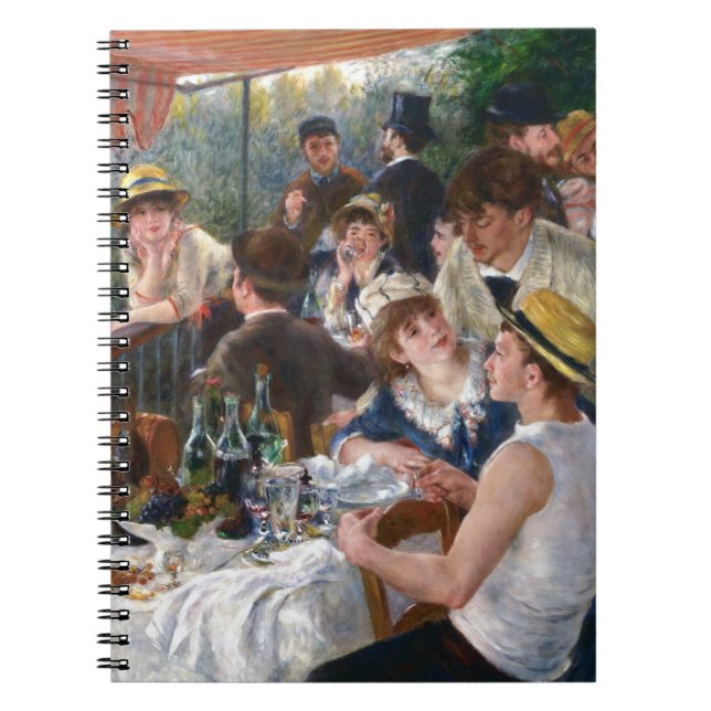 Caderno Espiral Pierre-Auguste Renoir - Luncheon do Partido Barco (Frente)