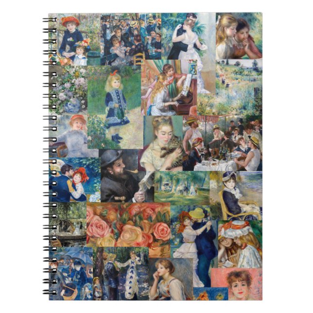 Caderno Espiral Pierre-Auguste Renoir - Obras-primas (Frente)