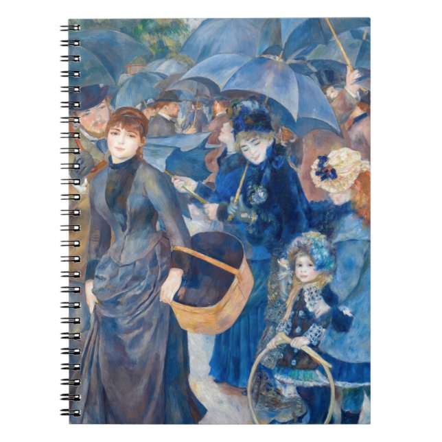 Caderno Espiral Pierre-Auguste Renoir - Os Guarda-chuvas (Frente)