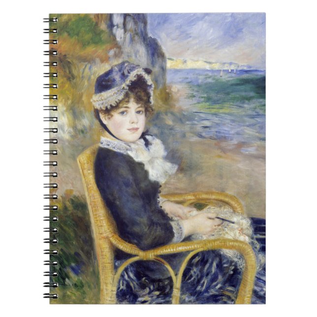 Caderno Espiral Pierre-Auguste Renoir - Pelo Mar (Frente)