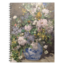 Caderno Espiral Pierre-Auguste Renoir Primavera Buquê