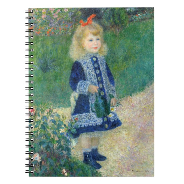 Caderno Espiral Pierre-Auguste Renoir - Uma garota com uma lata de (Frente)