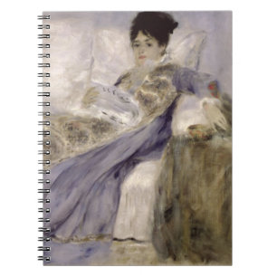 Caderno Espiral Pierre uma senhora Monet de Renoir   em um sofá