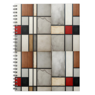 Caderno Espiral Piet Mondrian Vintage