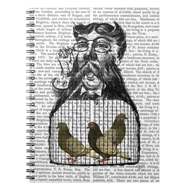 Caderno Espiral Pigeon Fancier (Frente)