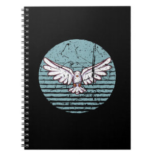 Caderno Espiral Pigeon Retro