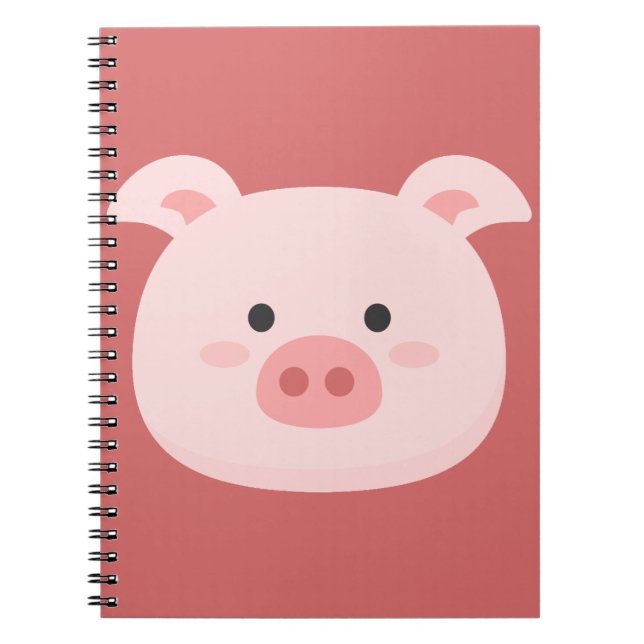 Caderno Espiral Piggy Birthday Kids Art (Frente)