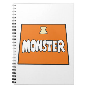 Caderno Espiral Pikamee Costume, monstro