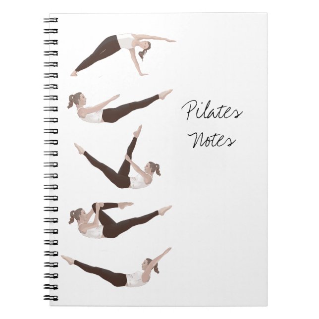 Caderno Espiral Pilates Notes Spiral Notebook (Frente)