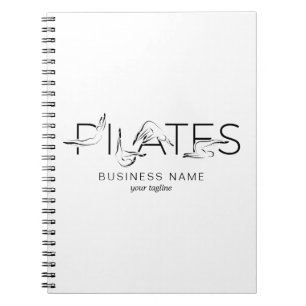 Caderno Espiral Pilates Possui Palavras em Pilatos