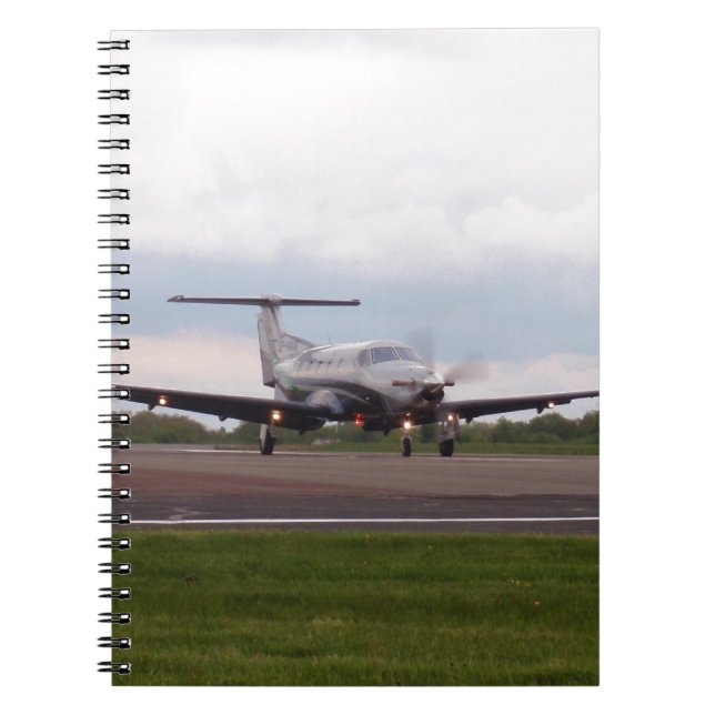 Caderno Espiral Pilatus PC 12 (Frente)