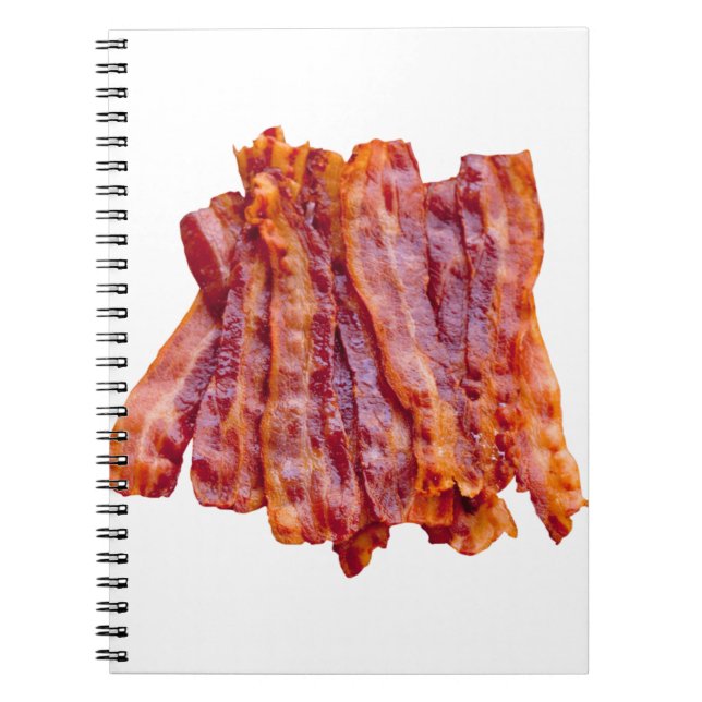Caderno Espiral Pilha de Bacon (Frente)